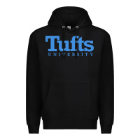 Black Tufts University Premium Hoodie - InspiraDesign
