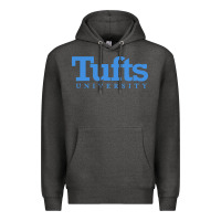 Charcoal Heather Tufts University Premium Hoodie - InspiraDesign