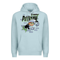 Blue Mist Danny Phantom Coming Through Brick Wall Premium Hoodie - InspiraDesign