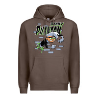Coffee Danny Phantom Coming Through Brick Wall Premium Hoodie - InspiraDesign