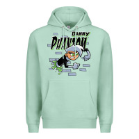Seafoam Danny Phantom Coming Through Brick Wall Premium Hoodie - InspiraDesign