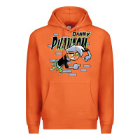 Carrot Danny Phantom Coming Through Brick Wall Premium Hoodie - InspiraDesign