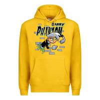 Lemon Danny Phantom Coming Through Brick Wall Premium Hoodie - InspiraDesign