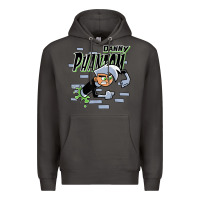 Smoke Danny Phantom Coming Through Brick Wall Premium Hoodie - InspiraDesign