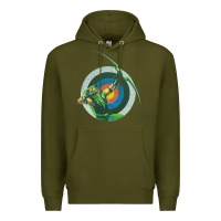 Army Green Green Arrow DC, Green Arrow DC vintage, Green Arrow DC art, Green Arro Premium Hoodie - InspiraDesign