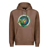 Chestnut Green Arrow DC, Green Arrow DC vintage, Green Arrow DC art, Green Arro Premium Hoodie - InspiraDesign