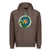 Coffee Green Arrow DC, Green Arrow DC vintage, Green Arrow DC art, Green Arro Premium Hoodie - InspiraDesign