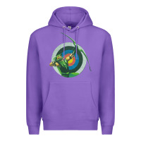 Purple Green Arrow DC, Green Arrow DC vintage, Green Arrow DC art, Green Arro Premium Hoodie - InspiraDesign