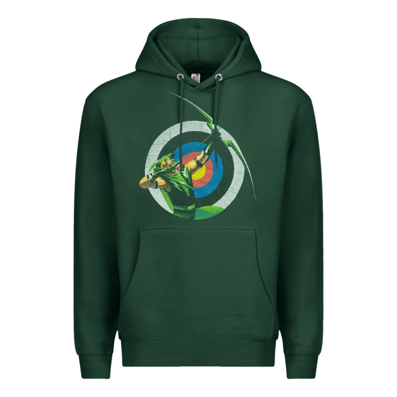 Green Arrow Dc, Green Arrow Dc Vintage, Green Arrow Dc Art, Green Arro Premium Hoodie by InspiraDesign | Teevron