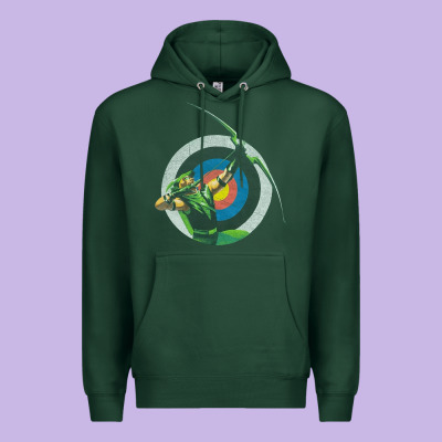 Green Arrow Dc, Green Arrow Dc Vintage, Green Arrow Dc Art, Green Arro Premium Hoodie Designed By Inspiradesign