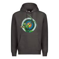 Smoke Green Arrow DC, Green Arrow DC vintage, Green Arrow DC art, Green Arro Premium Hoodie - InspiraDesign