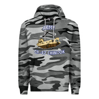 Slate Camo ARMY CH-47 CHINOOK HELICOPTER Premium Hoodie - InspiraDesign