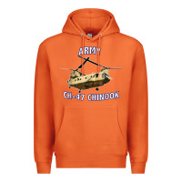 Carrot ARMY CH-47 CHINOOK HELICOPTER Premium Hoodie - InspiraDesign