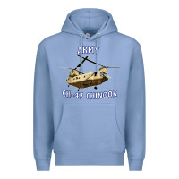 Colony Blue ARMY CH-47 CHINOOK HELICOPTER Premium Hoodie - InspiraDesign