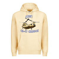 Pina Colada ARMY CH-47 CHINOOK HELICOPTER Premium Hoodie - InspiraDesign