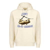 Sandshell ARMY CH-47 CHINOOK HELICOPTER Premium Hoodie - InspiraDesign
