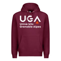 Burgundy université grenoble alpes Premium Hoodie - ArtChic