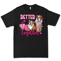 Black Be Mine Valentine Dog Premium Tee - CowhideDigitalArt