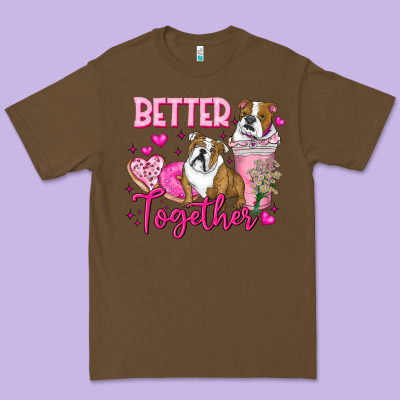 Be Mine Valentine Dog Premium Tee Designed By Cowhidedigitalart