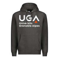 Charcoal Heather université grenoble alpes Premium Hoodie - ArtChic
