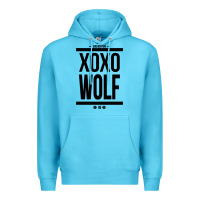 Ocean Blue EXO WOLF  BaekHyun 88  KPOP Text Style Premium Hoodie - ArtChic