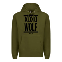 Army Green EXO WOLF  BaekHyun 88  KPOP Text Style Premium Hoodie - ArtChic