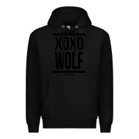 Black EXO WOLF  BaekHyun 88  KPOP Text Style Premium Hoodie - ArtChic