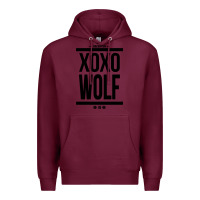 Burgundy EXO WOLF  BaekHyun 88  KPOP Text Style Premium Hoodie - ArtChic