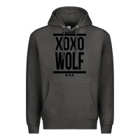 Charcoal Heather EXO WOLF  BaekHyun 88  KPOP Text Style Premium Hoodie - ArtChic