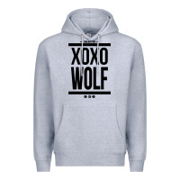 Heather Grey EXO WOLF  BaekHyun 88  KPOP Text Style Premium Hoodie - ArtChic