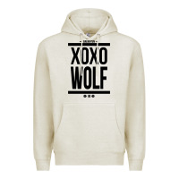 Oatmeal Heather EXO WOLF  BaekHyun 88  KPOP Text Style Premium Hoodie - ArtChic