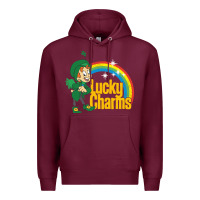 Burgundy lucky charms lucky charms Premium Hoodie - ArtChic