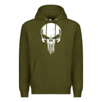 Army Green the punisher Premium Hoodie - ArtChic