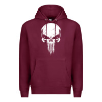 Burgundy the punisher Premium Hoodie - ArtChic