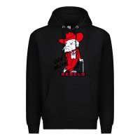 Black vintage colonel reb mascot Premium Hoodie - ArtChic