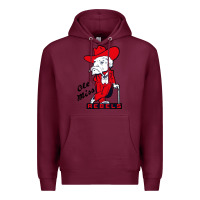 Burgundy vintage colonel reb mascot Premium Hoodie - ArtChic