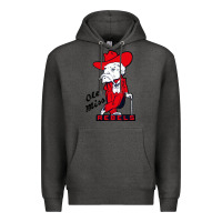 Charcoal Heather vintage colonel reb mascot Premium Hoodie - ArtChic