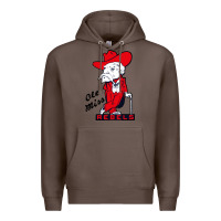 Coffee vintage colonel reb mascot Premium Hoodie - ArtChic