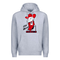 Heather Grey vintage colonel reb mascot Premium Hoodie - ArtChic