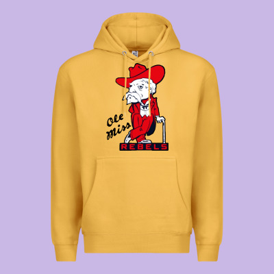Vintage Colonel Reb Mascot Premium Hoodie Designed By Artchic