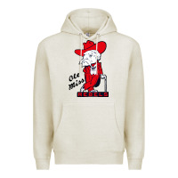 Oatmeal Heather vintage colonel reb mascot Premium Hoodie - ArtChic