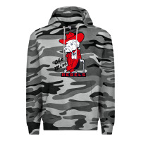 Slate Camo vintage colonel reb mascot Premium Hoodie - ArtChic
