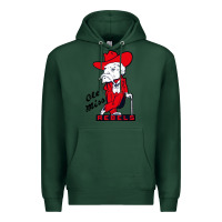 Sports Green vintage colonel reb mascot Premium Hoodie - ArtChic