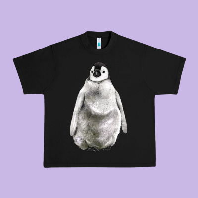 Baby Penguin Urban Heavy Tee Designed By Lillyallendesigns