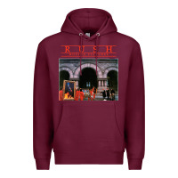Burgundy Moving Pictures - Rush Premium Hoodie - ArtChic