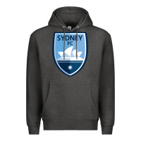 Charcoal Heather Sydney FC Premium Hoodie - ArtChic