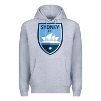 Heather Grey Sydney FC Premium Hoodie - ArtChic