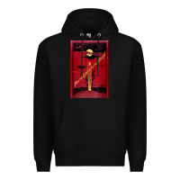 Black From The Earth To The Moon Jules Verne Book Cover Design Premium Hoodie - ArtChic