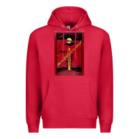 Cardinal From The Earth To The Moon Jules Verne Book Cover Design Premium Hoodie - ArtChic