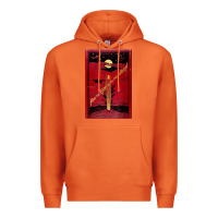 Carrot From The Earth To The Moon Jules Verne Book Cover Design Premium Hoodie - ArtChic